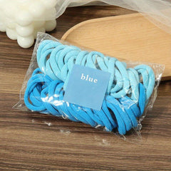 50pcs Hair Tie Seamless Ponytail Holder Elastic Gradient Hair Elastic