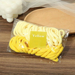 50pcs Hair Tie Seamless Ponytail Holder Elastic Gradient Hair Elastic