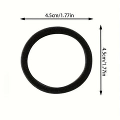 50pcs Hair Tie Seamless Ponytail Holder Elastic Gradient Hair Elastic