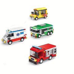 City Car Small Building Blocks Kids Educational Toy