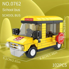 City Car Small Building Blocks Kids Educational Toy