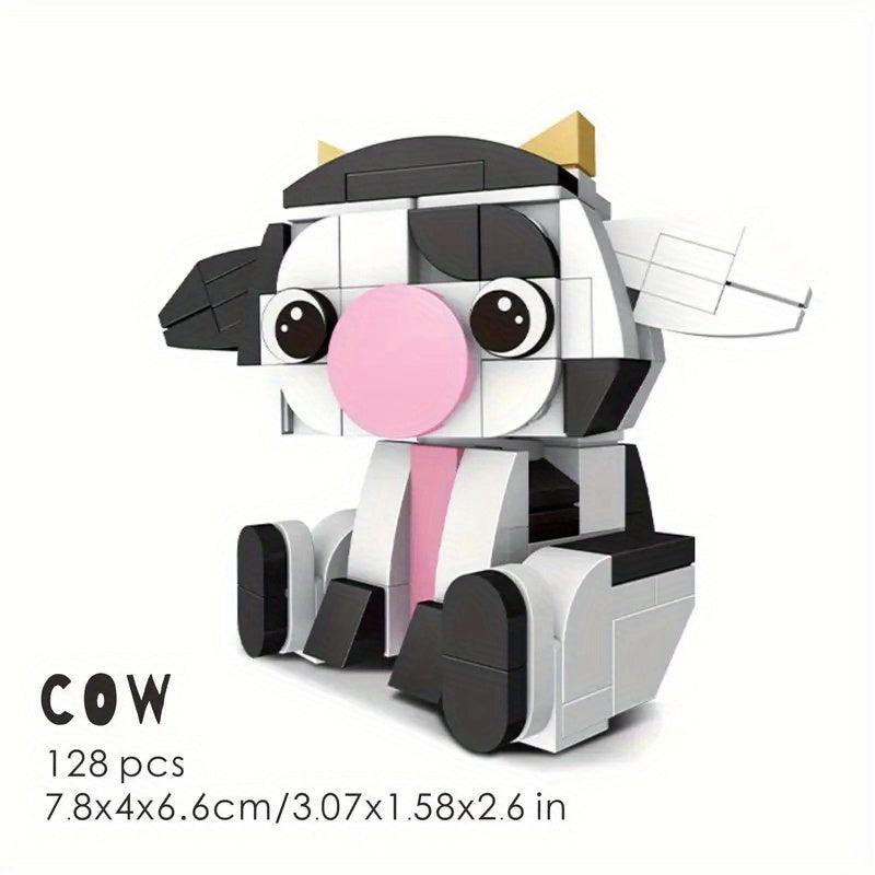 100pcs Animal Building Blocks Set - Koala Sea Lion Flamingo Models