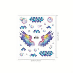 Glitter Butterfly Tattoo Stickers Arm Face Party Prom Decorations
