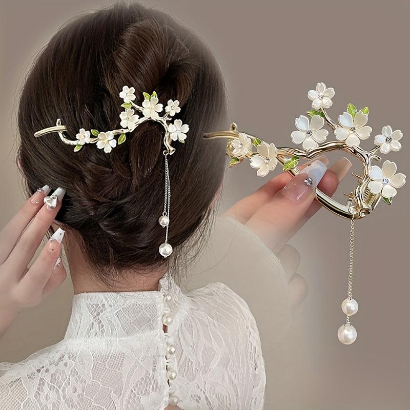 Ancient Style Frog Buckle Retro Metal Hair Clip
