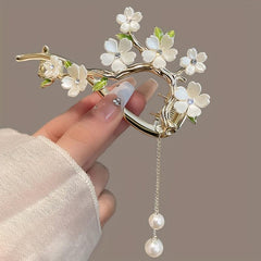 Ancient Style Frog Buckle Retro Metal Hair Clip