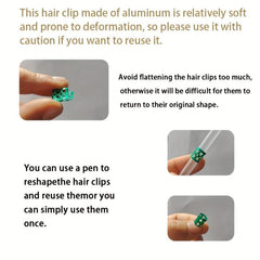 50pcs Hair Braid Rings Gold & Silver Metal Hair Cuffs