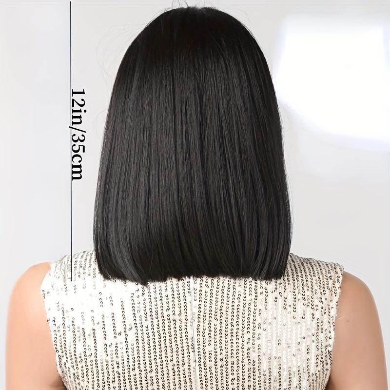Short Rose Mesh Wig Wave With Bang Synthetic Fiber Woven Wig