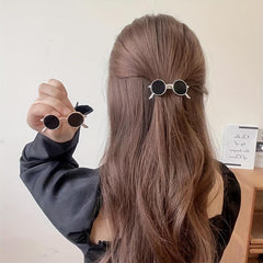 Cartoon Sunglasses Hair Clip for Women and Girls