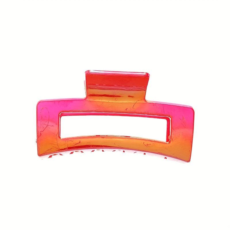 3PCS Red AB Hair Claw Clips Princess Style Hair Accessories Women Girls