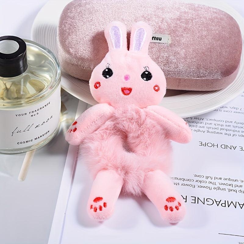 Plush Animal Hair Tie Hair Bands Ponytail Holders for Party