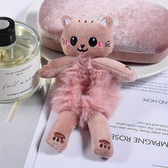 Plush Animal Hair Tie Hair Bands Ponytail Holders for Party