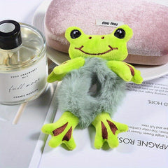 Plush Animal Hair Tie Hair Bands Ponytail Holders for Party
