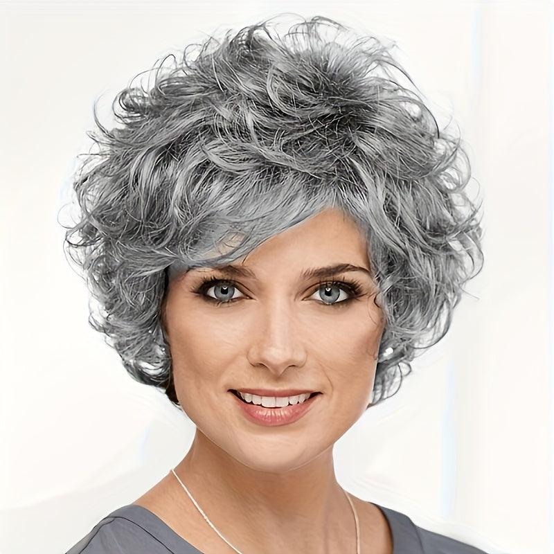 Short Wavy Layered Wig for Women Daily & Role Playing Heat Resistant Fiber