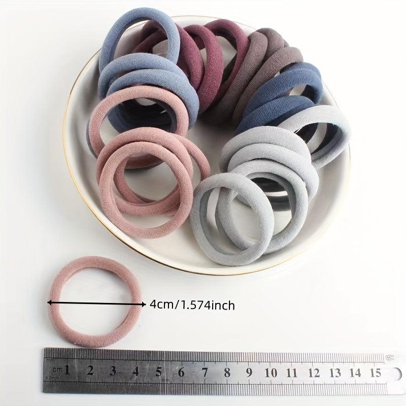 100pcs Hair Tie Hair Bands Ponytail Holders Scrunchies Hair Accessories