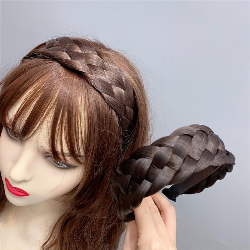 Braid Headband Twist Braid Wig Hair Hoop Headdress