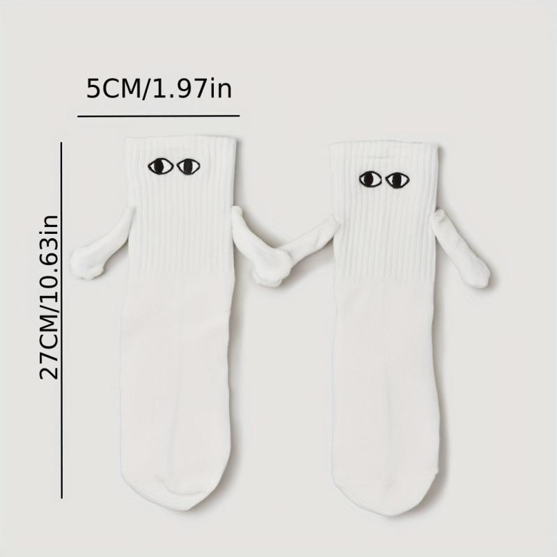 Creative Hand In Hand Couple Socks 3D Magnetic Holding Hands Socks