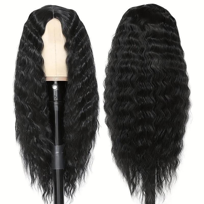 Long Curly Synthetic Wig Heat Resistant for Daily Use Party