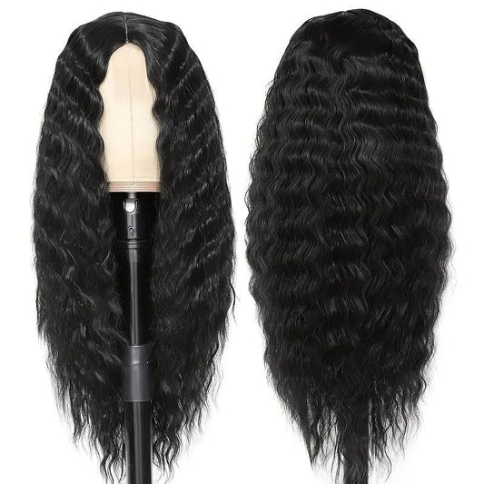 Long Curly Synthetic Wig Heat Resistant for Daily Use Party