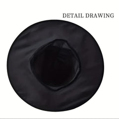 1pc Halloween Hat Polyester Tarf Witch Hat Witch Hat Make up Costume Props