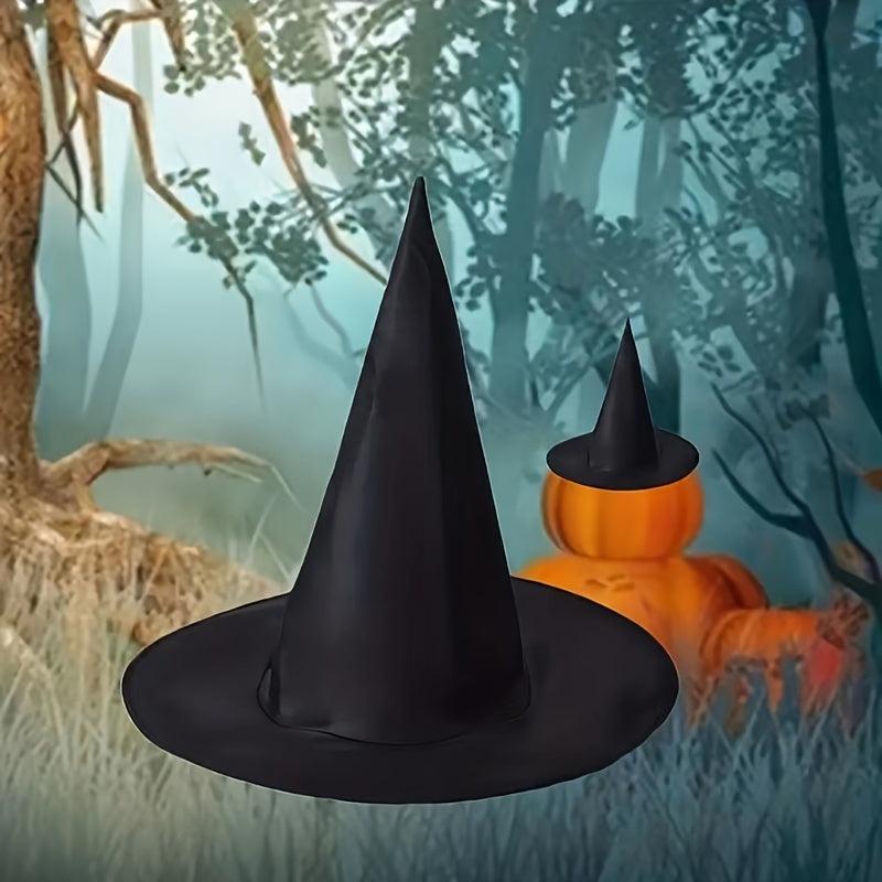 1pc Halloween Hat Polyester Tarf Witch Hat Witch Hat Make up Costume Props