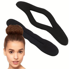 1pc Sponge Dish Hair Device Female Lazy Fluffy Flower Head Dish Hair Ring