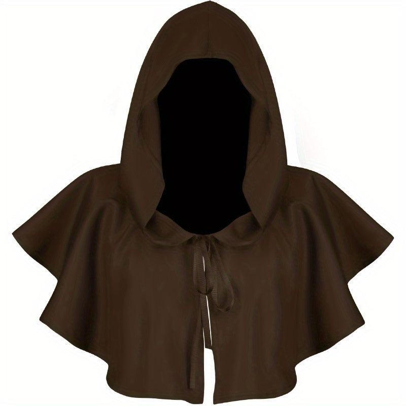 Halloween Death Cape Medieval Hooded Cape Adult Size