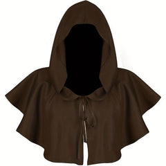 Halloween Death Cape Medieval Hooded Cape Adult Size