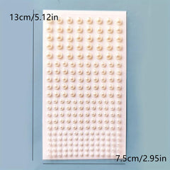160pcs Self Adhesive Faux Pearl Stickers for Hair & Face