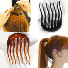 Ponytail Heightening Headwear Comb Decorative Hair Accessory