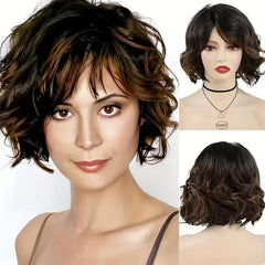 Women's Curly Short Fairy Wig for Party, Daily Use