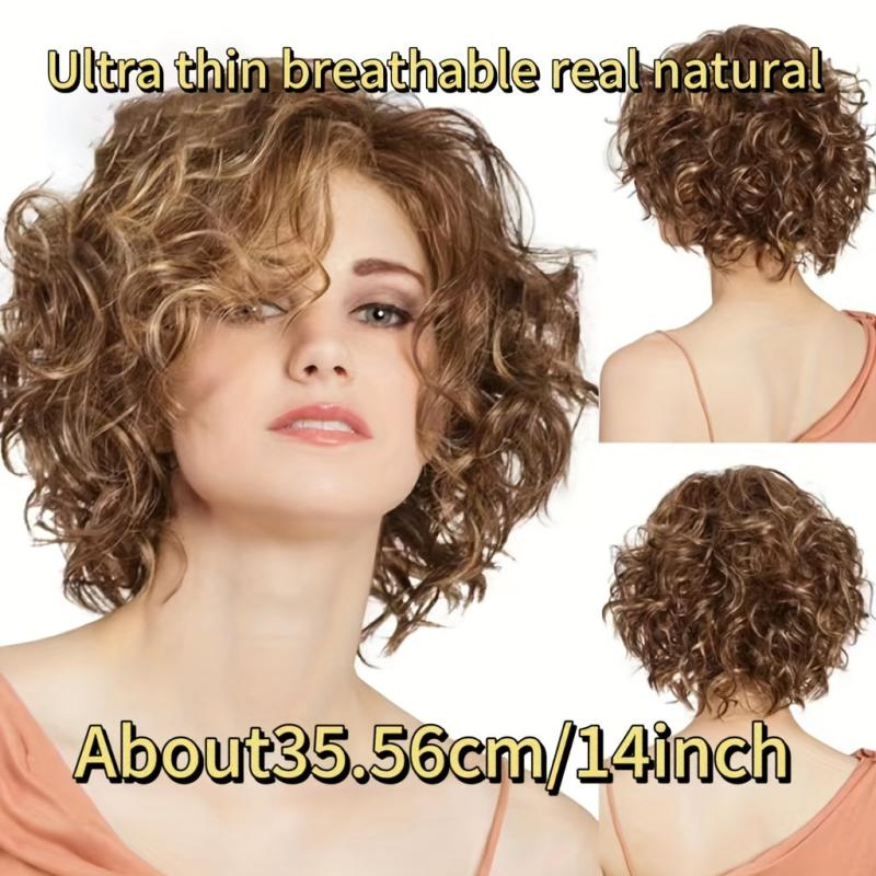 Women's Curly Short Fairy Wig for Party, Daily Use