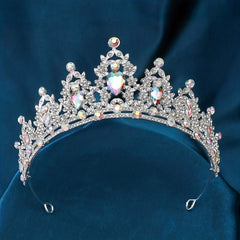 Alloy Inlaid Rhinestone Bridal Golden Hair Accessories Crown