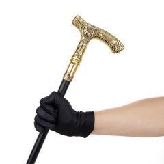 Wolf Handle Pattern Walking Stick Cosplay Cane Crosier