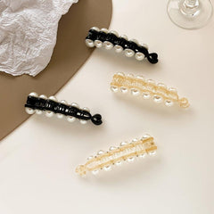 Faux Pearl Banana Clip Hair Accessory