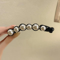 Faux Pearl Banana Clip Hair Accessory