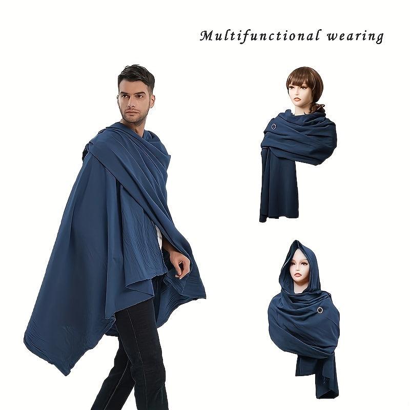 Medieval Style Hooded Cape Shawl Scarf Halloween Cosplay Costume