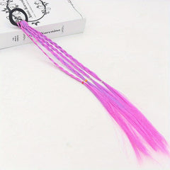 Gradient Braid Headwear High Temperature Silk DIY Braided Hair Ring