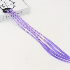 Gradient Braid Headwear High Temperature Silk DIY Braided Hair Ring