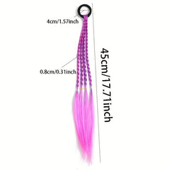 Gradient Braid Headwear High Temperature Silk DIY Braided Hair Ring