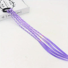Gradient Braid Headwear High Temperature Silk DIY Braided Hair Ring