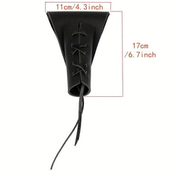 Medieval PU Leather Sword Dagger Cover Belt Knight Warrior Pirate Costume