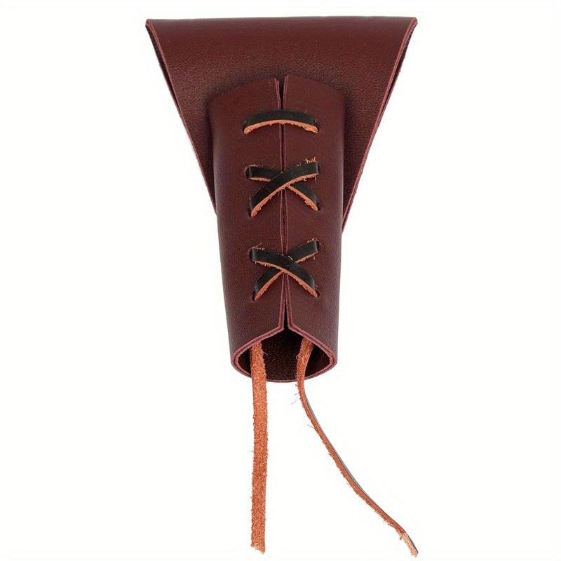 Medieval PU Leather Sword Dagger Cover Belt Knight Warrior Pirate Costume