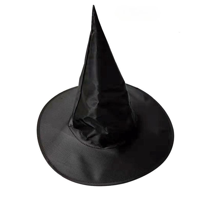 Halloween Witch Hat Pentagram Magician Top Hat