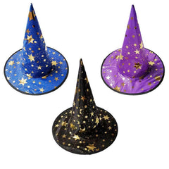 Halloween Witch Hat Pentagram Magician Top Hat