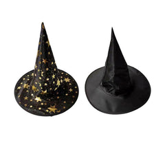 Halloween Witch Hat Pentagram Magician Top Hat