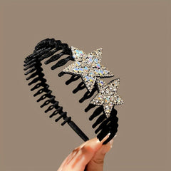 Crystal Headbands Velvet Rhinestone Hair Hoop Hair Accessories