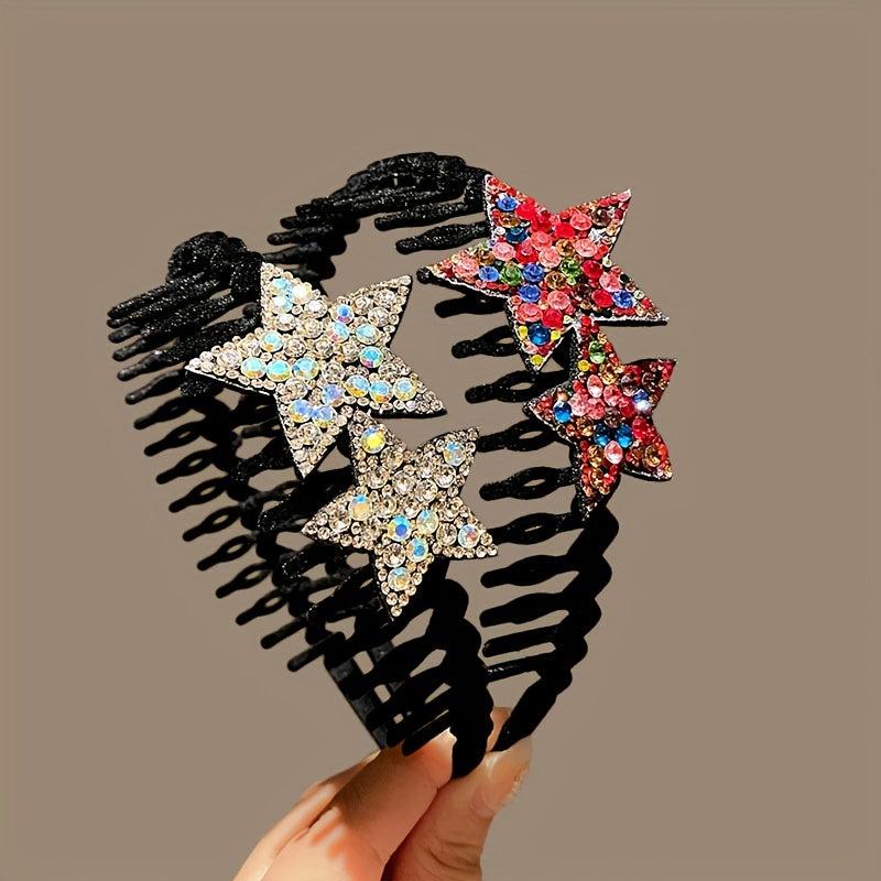 Crystal Headbands Velvet Rhinestone Hair Hoop Hair Accessories