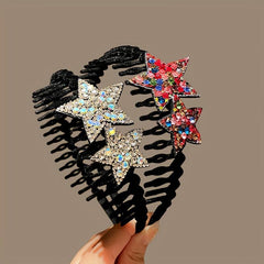 Crystal Headbands Velvet Rhinestone Hair Hoop Hair Accessories