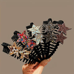 Crystal Headbands Velvet Rhinestone Hair Hoop Hair Accessories