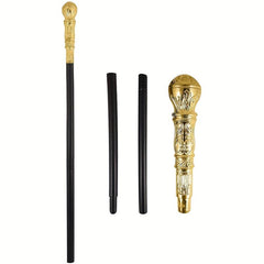 Vintage King Crown Sceptre Costume Walking Stick